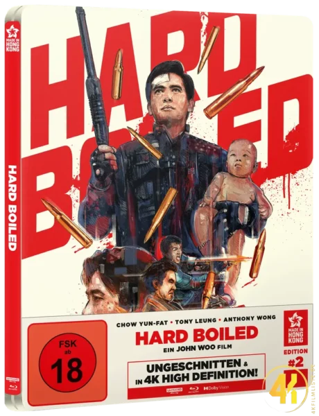 John Woos Hard Boiled 4K Steelbook Ultra HD Blu-ray Disc