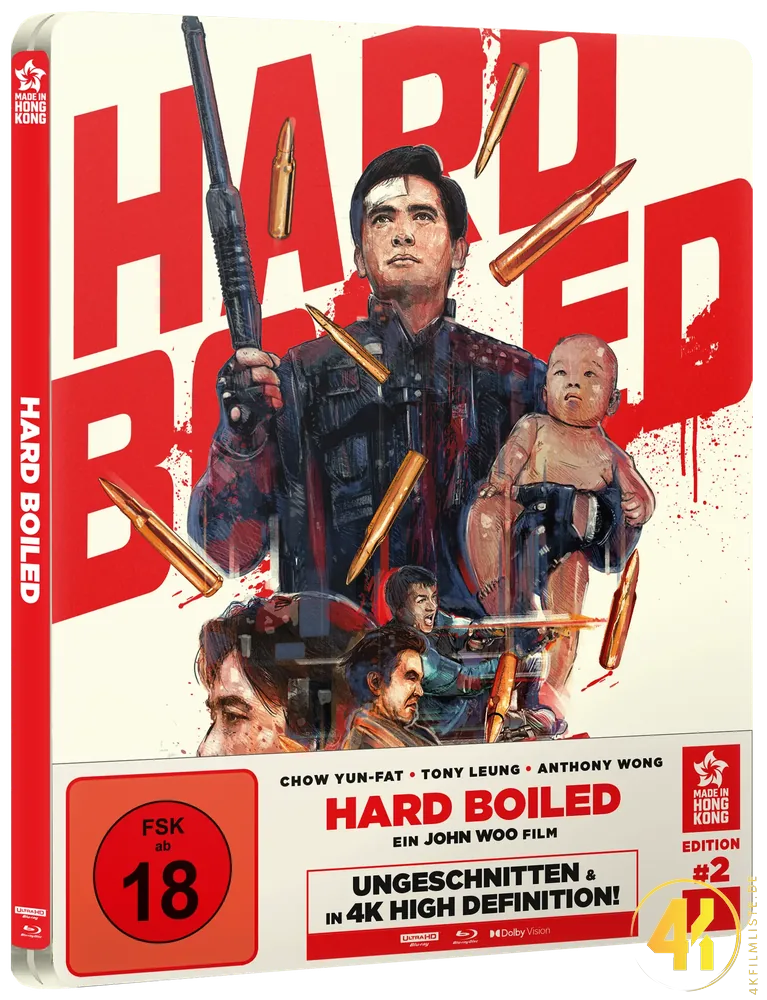 John Woos Hard Boiled 4K Steelbook Ultra HD Blu-ray Disc