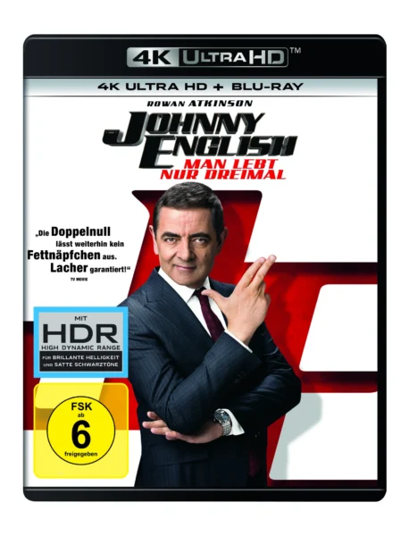 Johnny English – Man lebt nur dreimal – 4K Blu-ray (UHD + Blu-ray Disc)