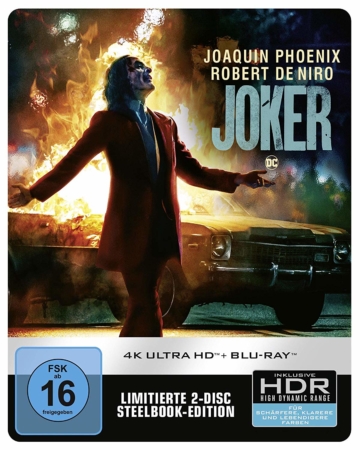 Joker (Film) Steelbook Cover der 4K Ultra HD Blu-ray Disc