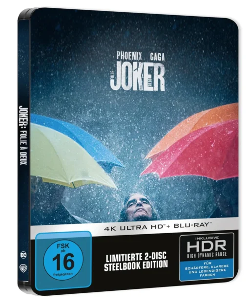 Joker: Folie à Deux (Exklusiv Edition) – 4K Steelbook (UHD + Blu-ray Disc)