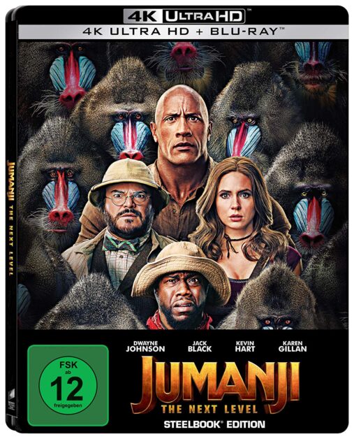 Jumanji: The Next Level – 4K Steelbook (UHD + Blu-ray Disc)