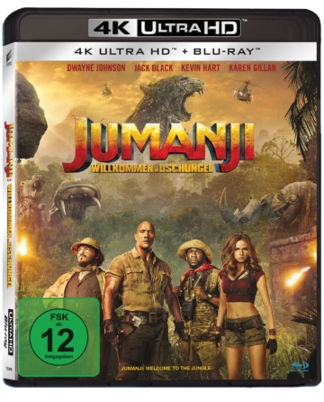 Jumanji: Willkommen im Dschungel 4K-Blu-ray Disc