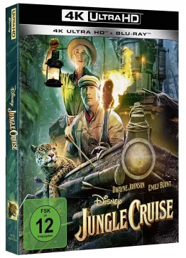 Jungle Cruise 4K Blu-ray mit Dwayne Johnson (3D-Ansicht)