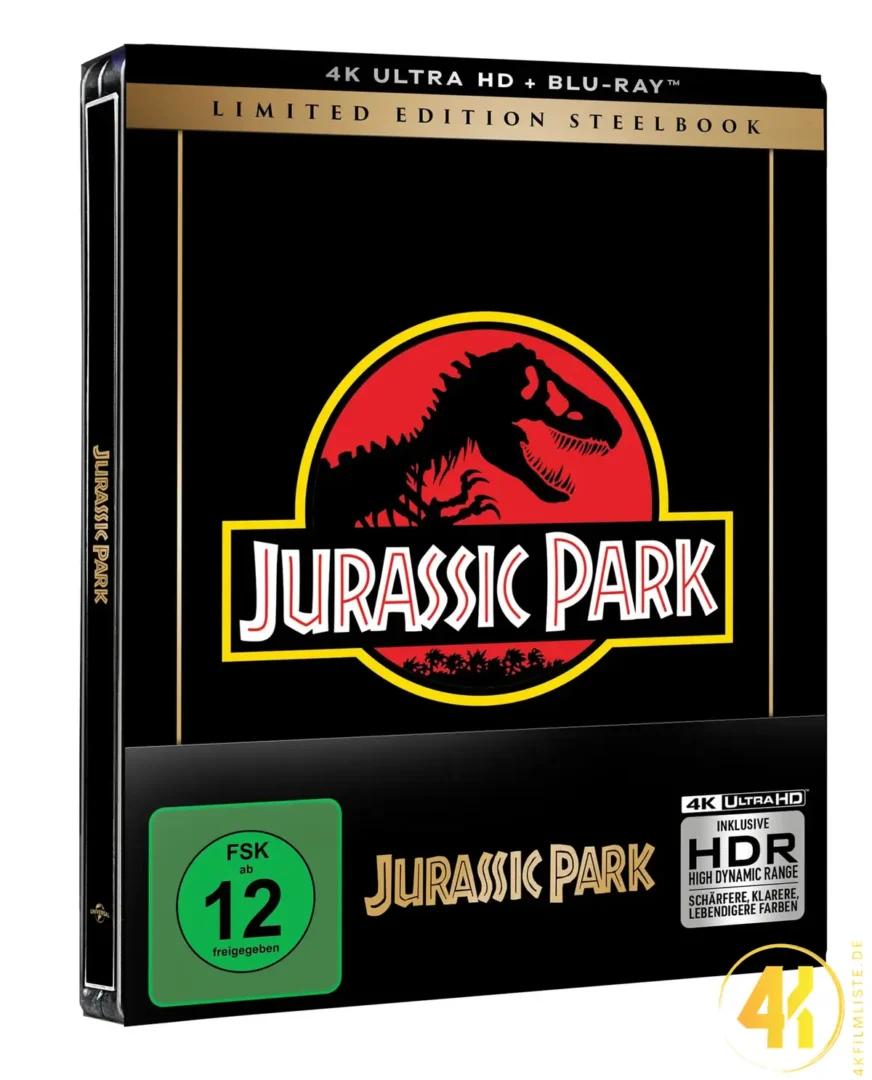 Jurassic Park 4K Steelbook