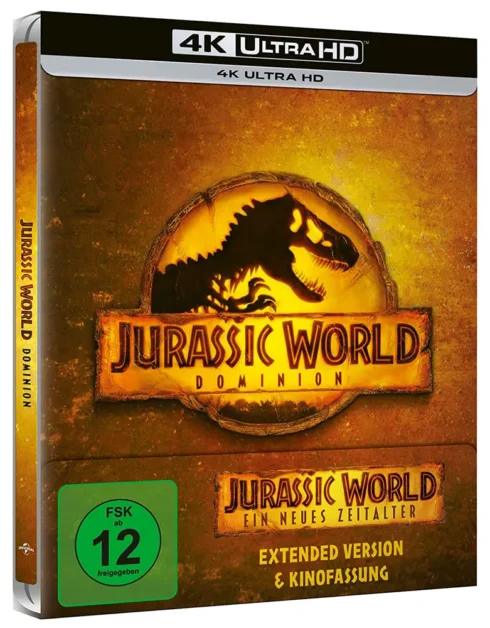 Jurassic World: Ein neues Zeitalter (Line Look) – 4K Steelbook B (UHD + Blu-ray Disc)