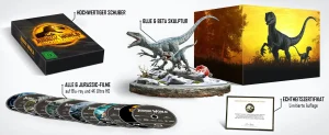 Jurassic World Ultimate 4K Collection mit Raptoren Figur