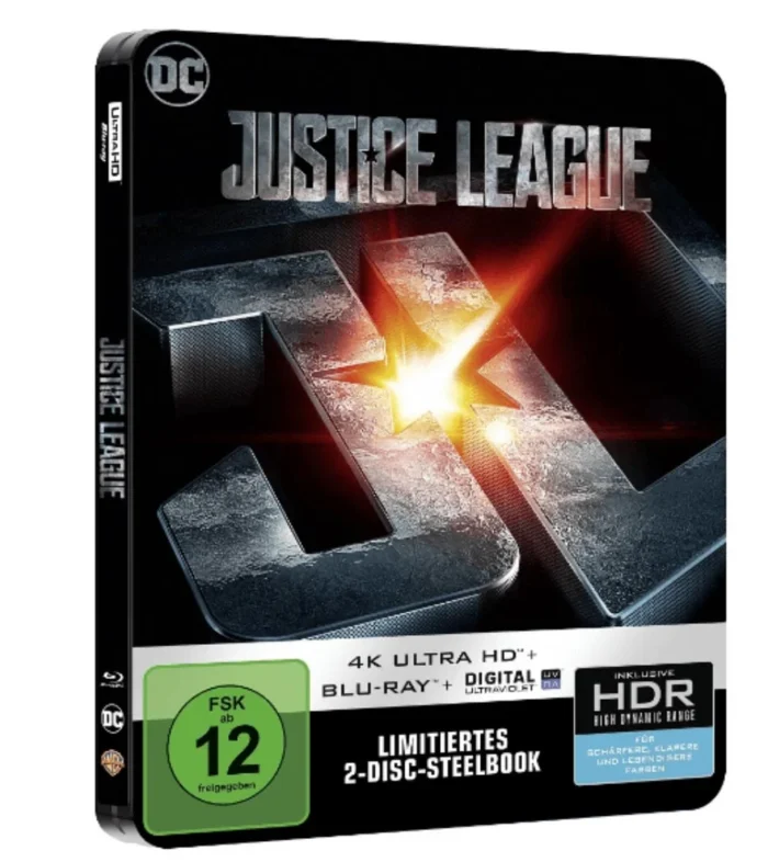 The Justice League – 4K Steelbook (UHD + Blu-ray Disc)