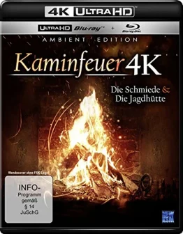 Kaminfeuer SchmiedeJagdhütte 4K Blu-ray UHD Blu-ray Disc