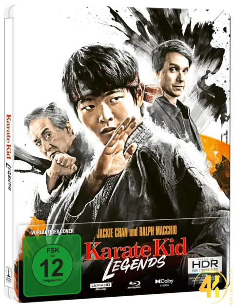 Karate Kid Legends 4K Steelbook Ultra HD Blu-ray Disc