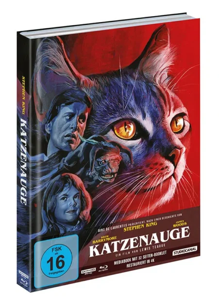 Stephen King Katzenauge (Timo Würz Cover) – 4K Mediabook C (UHD + Blu-ray Disc