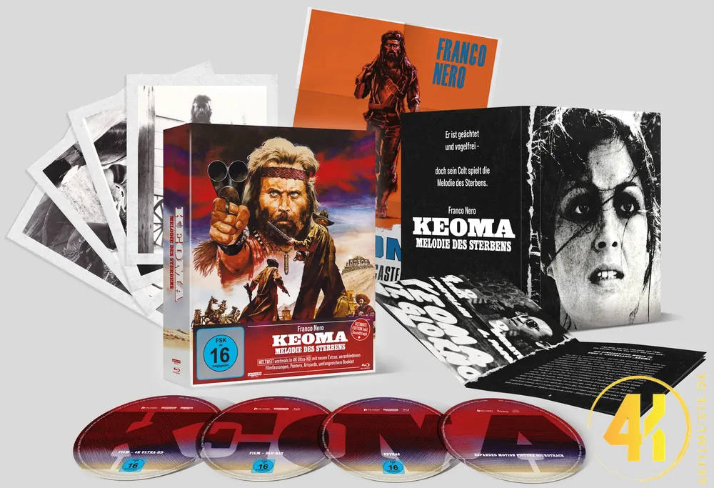 Keoma 4K Mediabook Extras Ultra HD Blu-ray Disc
