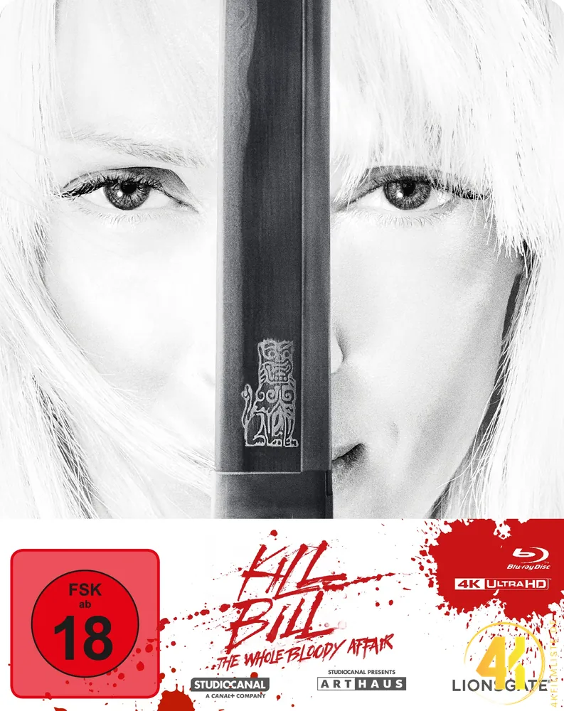 Kill Bill The Whole Bloody Affair Frontcover 4K Steelbook Ultra HD Blu-ray Disc