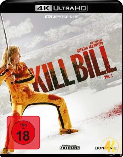 Kill Bill Vol 1 4K Blu-ray Ultra HD Blu-ray Disc