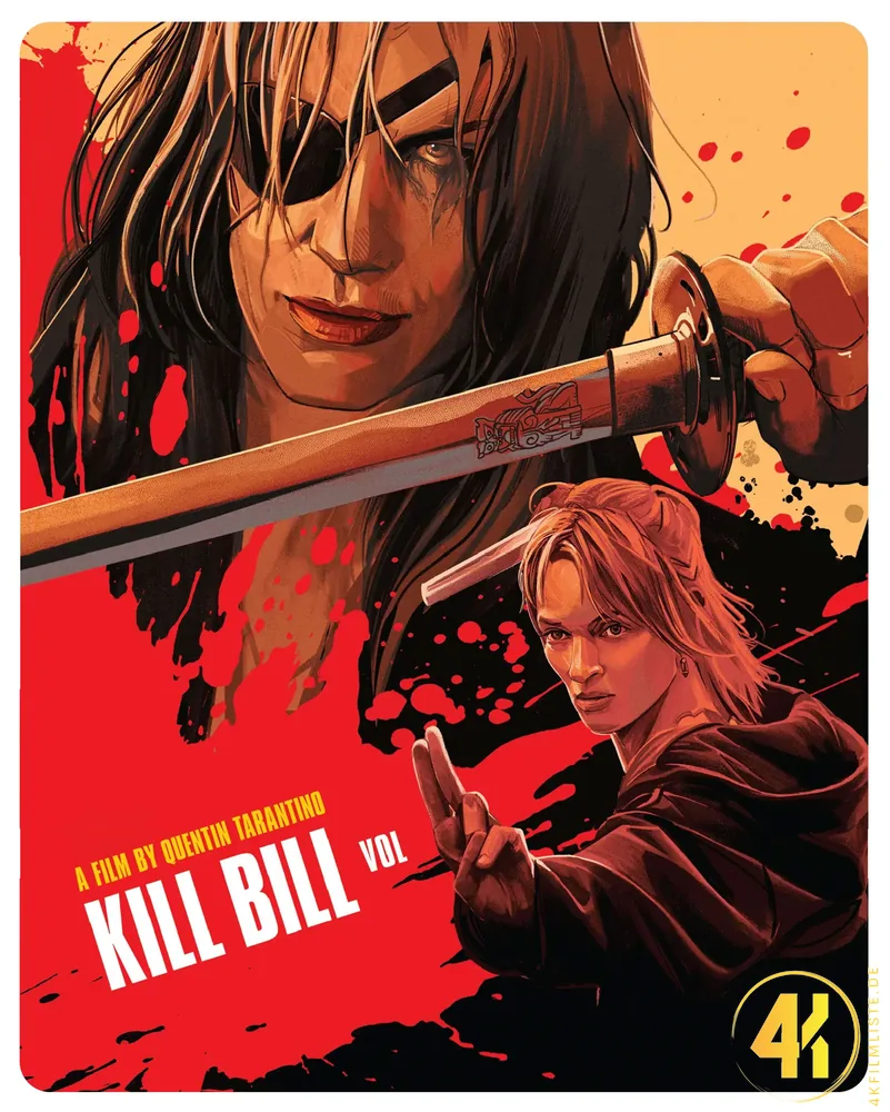 Kill Bill Vol 2 4K Steelbook Frontcover Ultra HD Blu-ray Disc