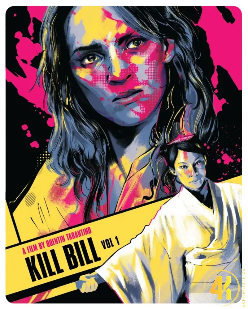 Kill Bill Volume 1 4K Steelbook Frontcover Ultra HD Blu-ray Disc