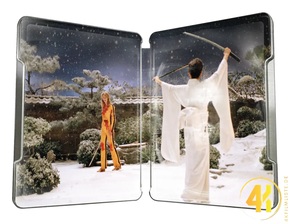 Kill Bill Whole Bloody Affair Innendesign 4K Steelbook Ultra HD Blu-ray Disc