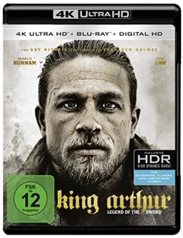 King Arthur Legend of the Sword 4K Blu-ray UHD Blu-ray Disc