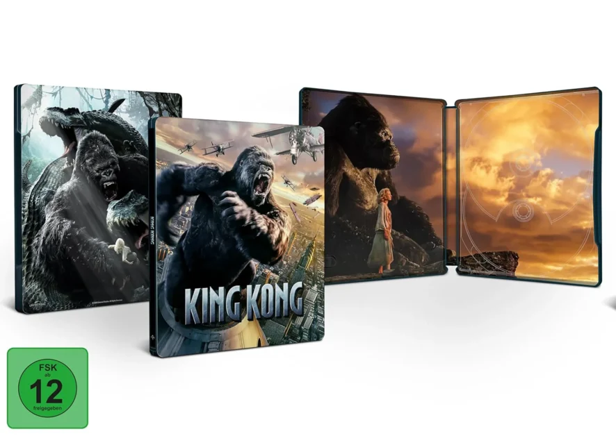 King Kong (2005) – 4K Steelbook (2024) (UHD + Blu-ray Disc)
