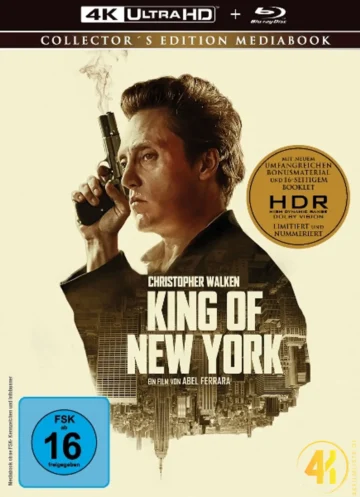 King of New York – 4K Mediabook (UHD + Blu-ray Disc)
