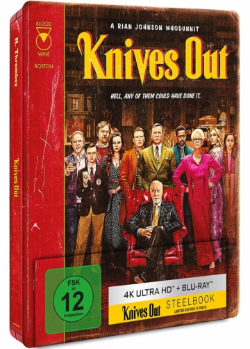 Knives Out - Limited 4K Steelbook Edition mit Daniel Craig
