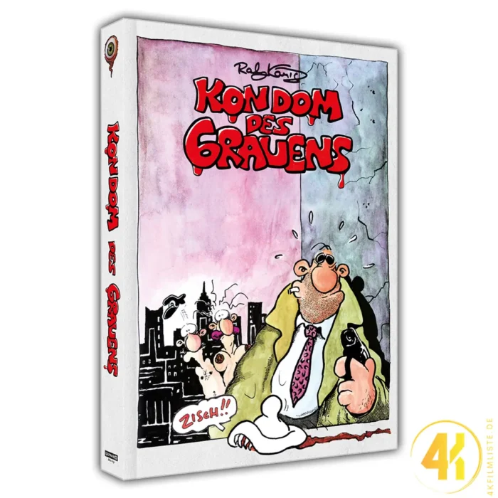 Kondom des Grauens (Cover B) – 4K Mediabook (UHD + Blu-ray Disc + Bonus Blu-ray)