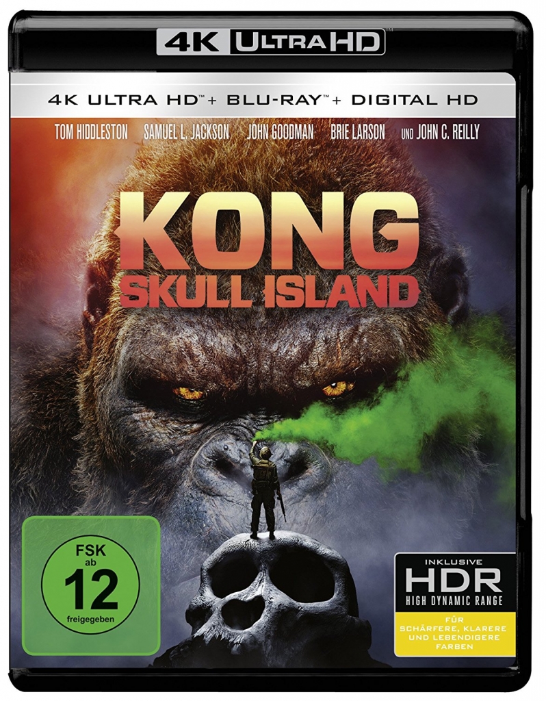 Kong: Skull Island HD Keep Case 4k Blu-ray