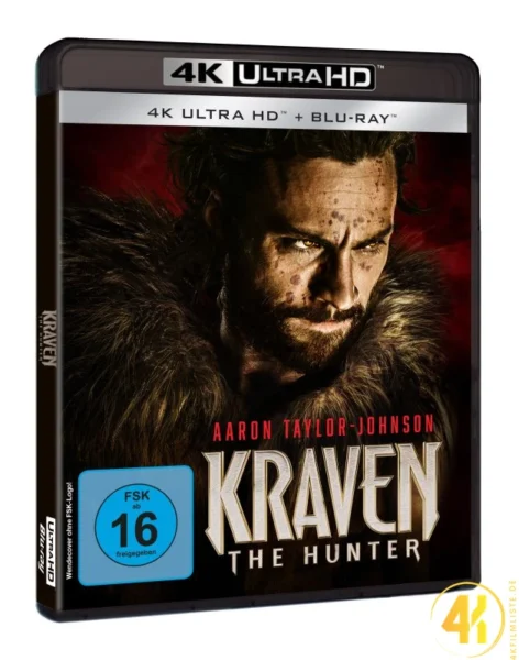 Kraven the Hunter – 4K Blu-ray (UHD + Blu-ray Disc)