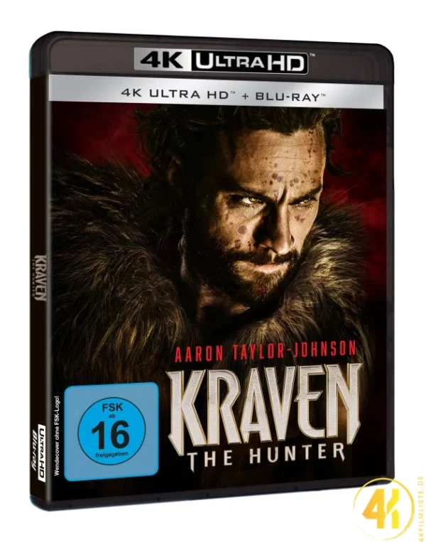 Kraven the Hunter – 4K Blu-ray (UHD + Blu-ray Disc)