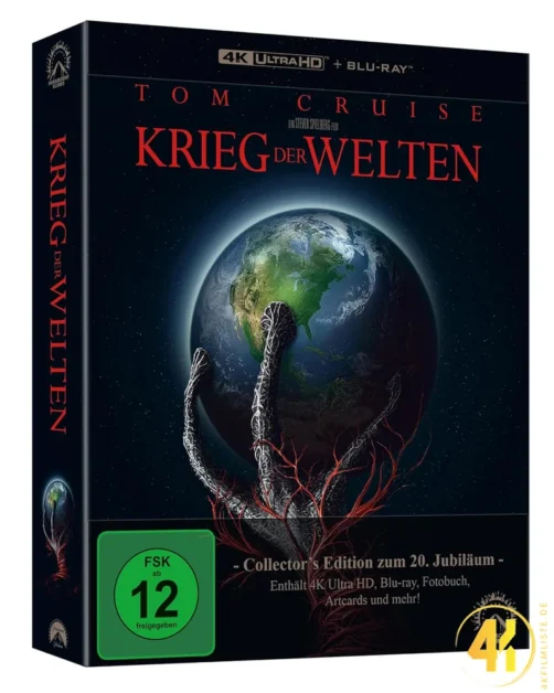 Krieg der Welten 2005 4K Blu-ray Collectors Edition Ultra HD Blu-ray Disc