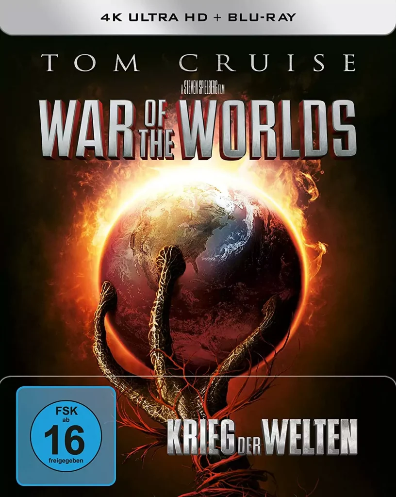 Frontcover zu Krieg der Welten - 4K Steelbook mit Tom Cruise