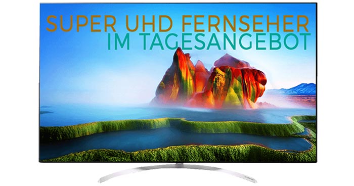 Nur heute: Super UHD Fernseher mit Active HDR zum Aktionspreis