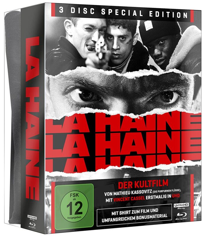 La Haine – Hass – 4K Digipak (UHD + Blu-ray Disc + Bonus Blu-ray)