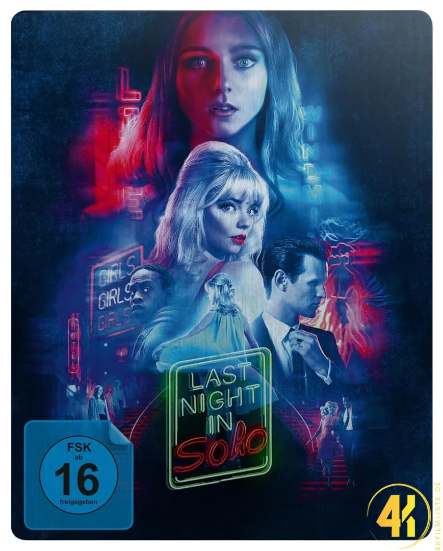 Last Night in Soho 4K Steelbook Ultra HD Blu-ray Disc