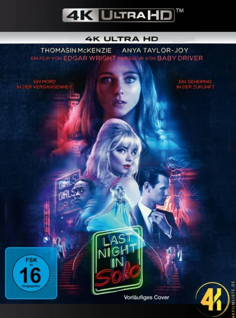 Last Night in Soho UHD Keep Case Ultra HD Blu-ray Disc