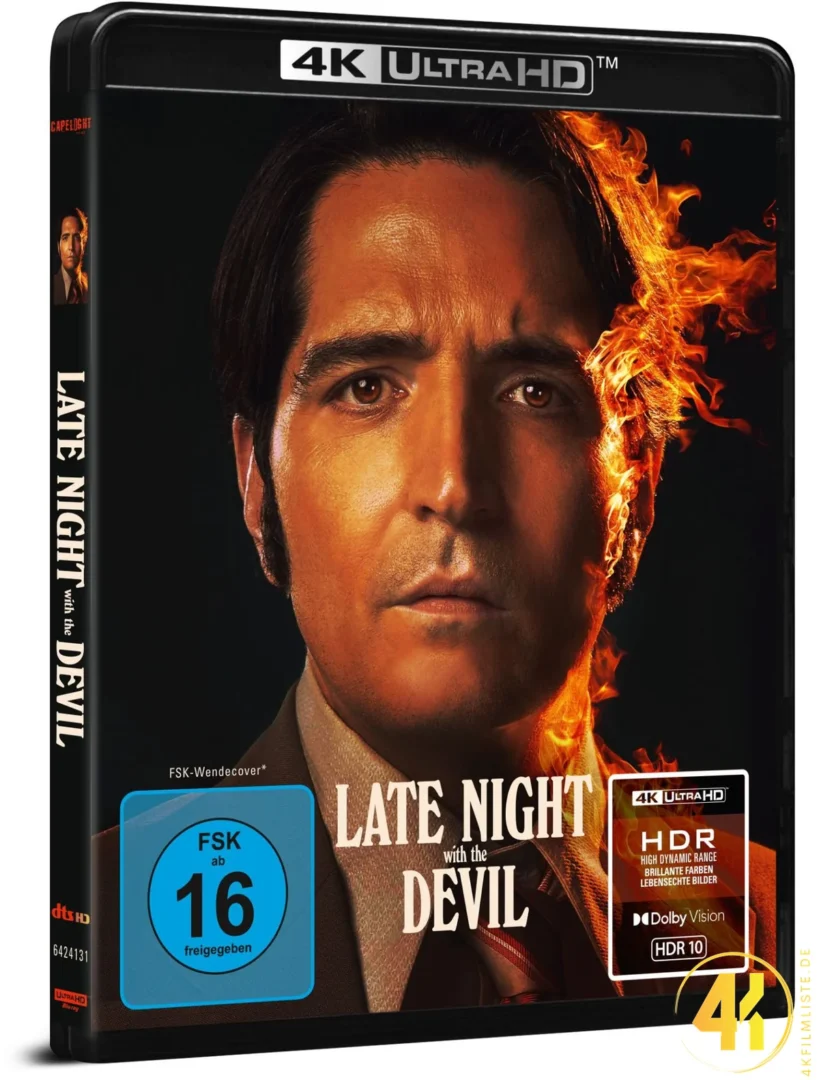 Late Night with the devil 4K Blu-ray UHD Keep Case Ultra HD Blu-ray Disc