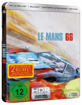 Le Mans 66 - Gegen jede Regel 4K UHD STeelbook Cover mit Ford