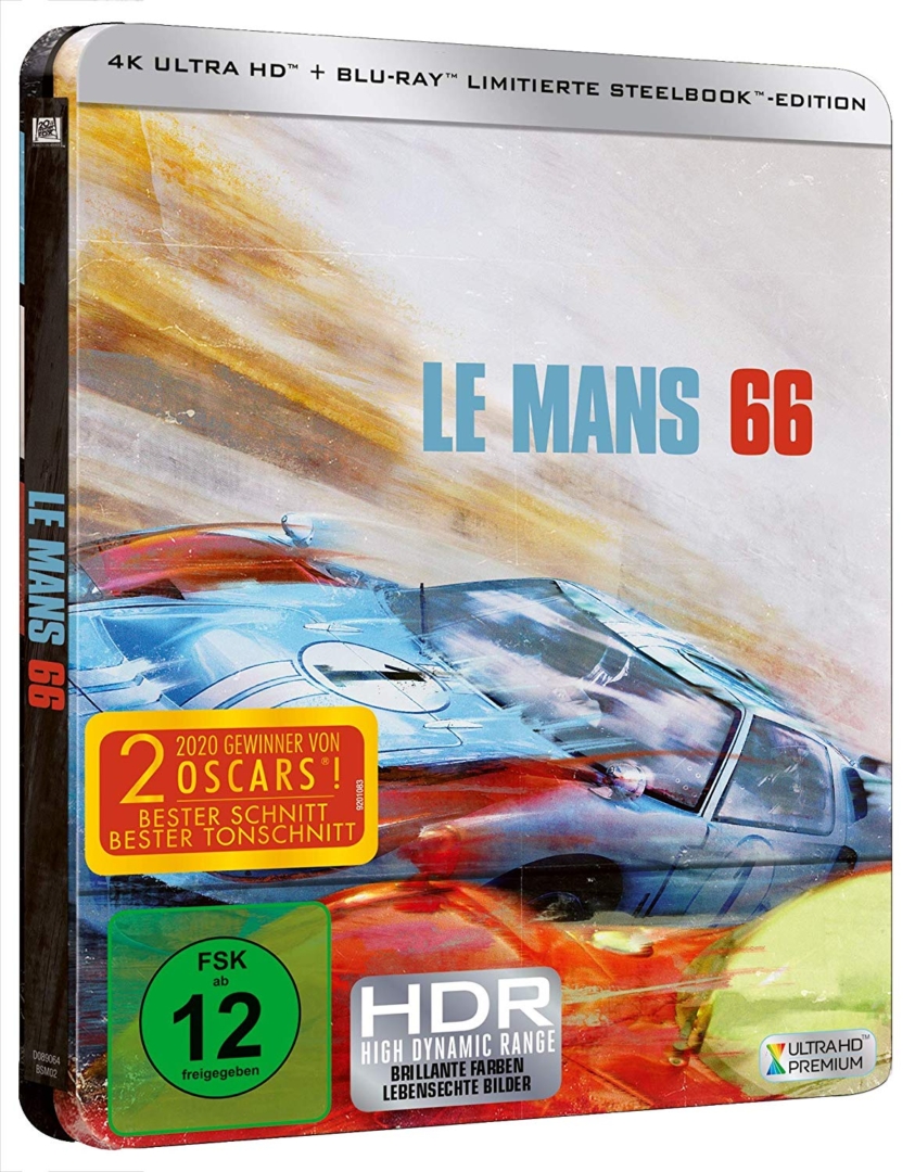 Le Mans 66 - Gegen jede Regel 4K UHD STeelbook Cover mit Ford