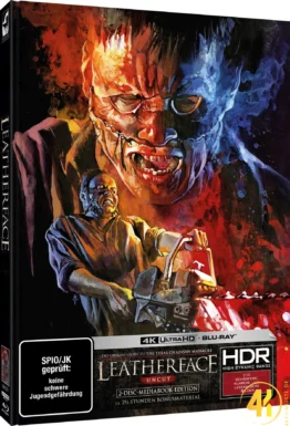 Leatherface Texas Chainsaw Massacre Mediabook A Ultra HD Blu-ray Disc