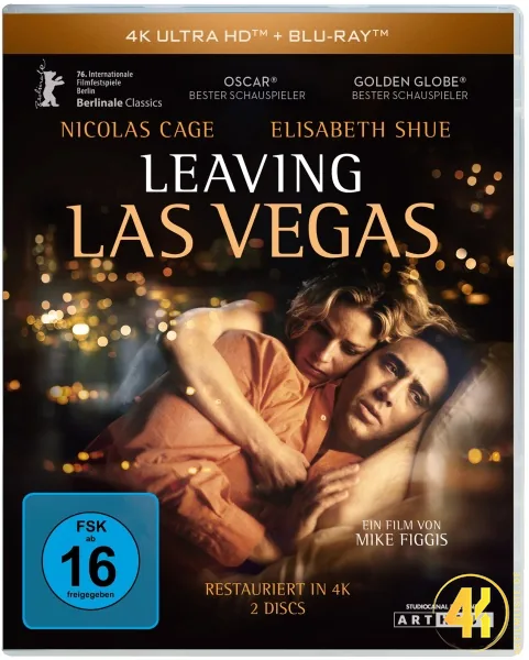 Leaving Las Vegas 4K Blu-ray Ultra HD Blu-ray Disc