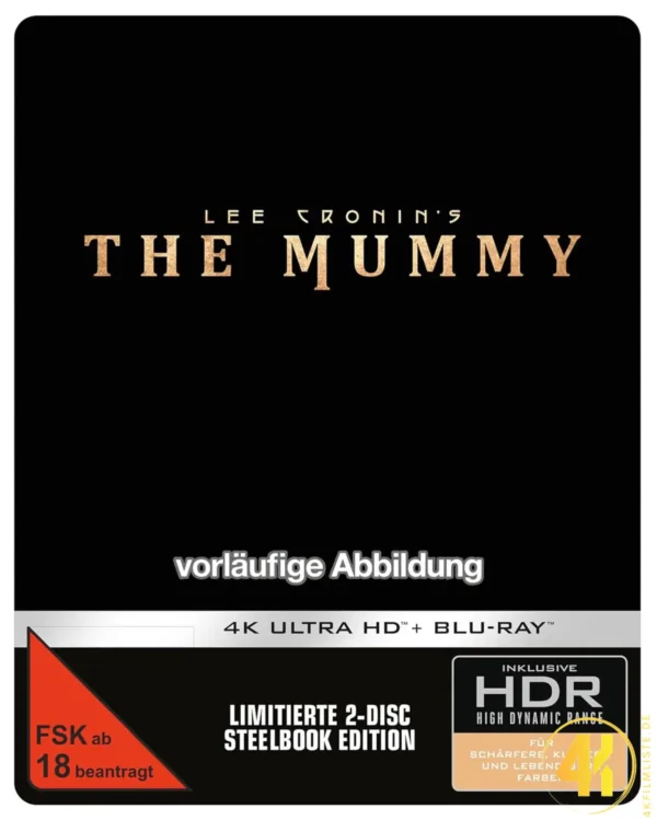 Lee Cronin’s The Mummy – 4K Steelbook (UHD + Blu-ray Disc)