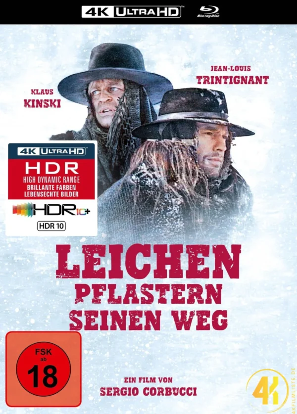Leichen pflastern seinen Weg – 4K Mediabook (UHD + Blu-ray Disc)