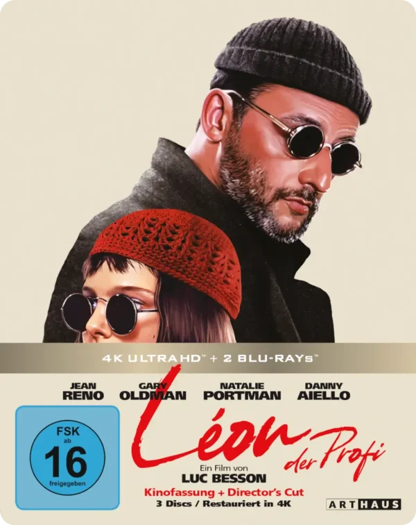 Léon: Der Profi (Definitive Edition) – 4K Steelbook (UHD + Blu-ray Disc)