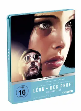 Steelbook Cover zu Léon - Der Profi 4K UHD Blu-ray Disc - Seitenansicht