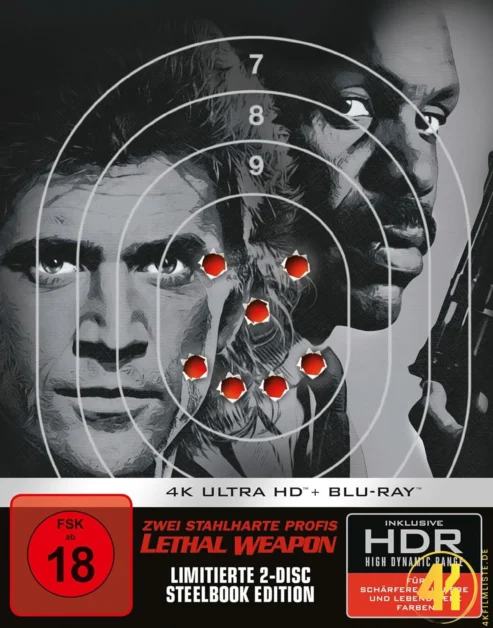 Lethal Weapon 4K Steelbook Ultra HD Blu-ray Disc 1