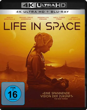 Frontcover zur Life in Space 4K Blu-ray Disc (UHD + Blu-ray Disc)