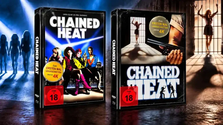 „Chained Heat“ erstmals ungeschnitten in 4K – zwei Mediabooks im November