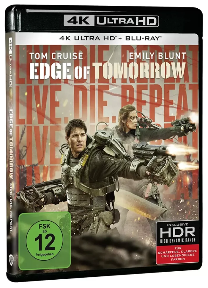 Live Die Repeat: Edge Of Tomorrow – 4K Blu-ray (UHD + Blu-ray Disc)