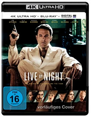 Live by Night 4K Blu-ray UHD Blu-ray Disc