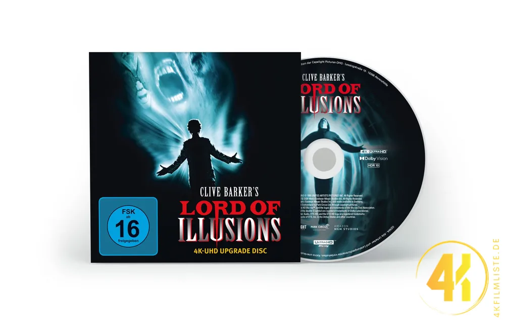 Lord of Illusions mit UHD 4K Pappstecktasche Ultra HD Blu-ray Disc